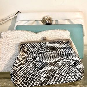 SOLD. Vintage Clutches Lot of 4